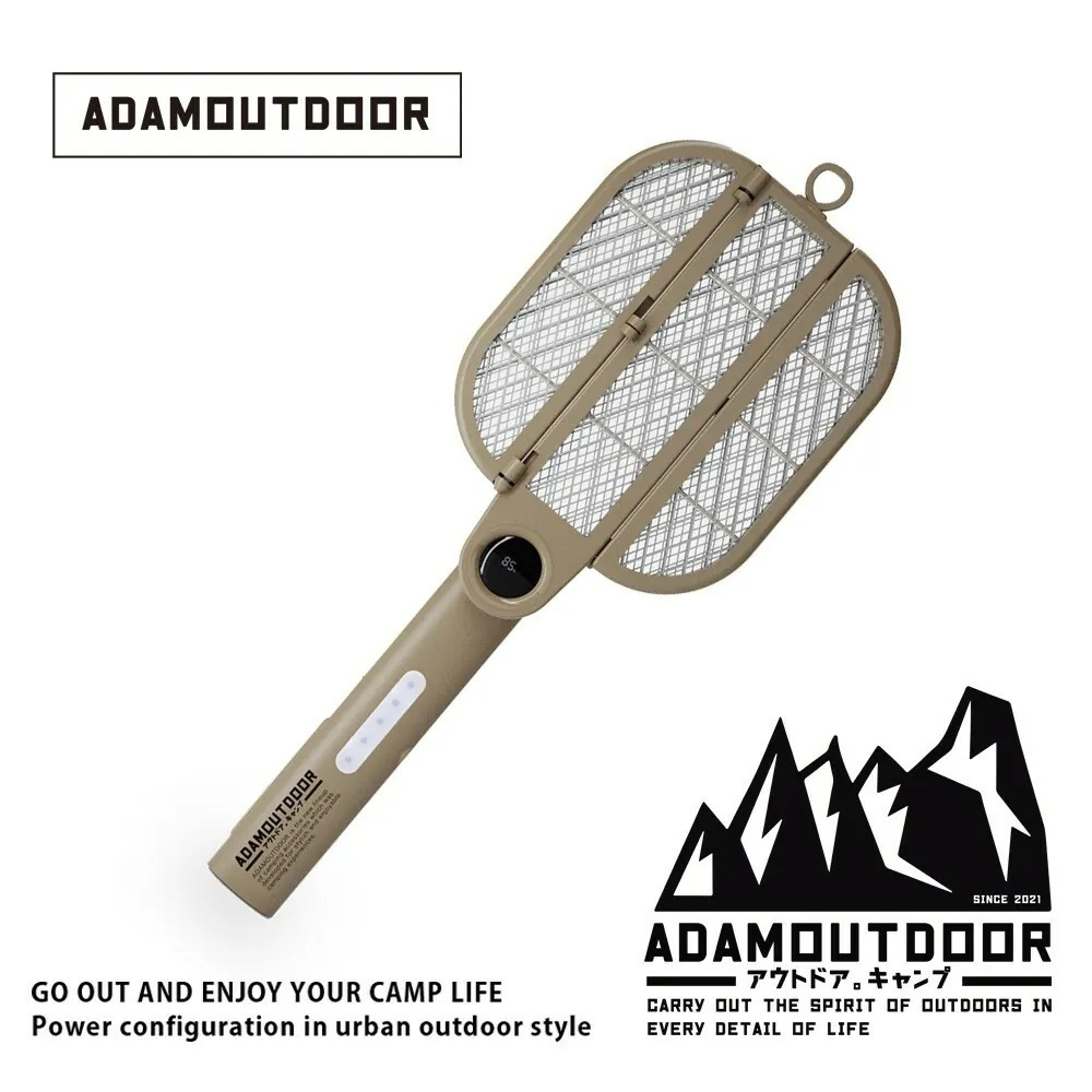 ADAMOUTDOOR 摺疊電蚊拍 二代 電蚊拍 捕蚊拍 捕蚊燈 LED 摺疊 折疊 露營-規格圖6