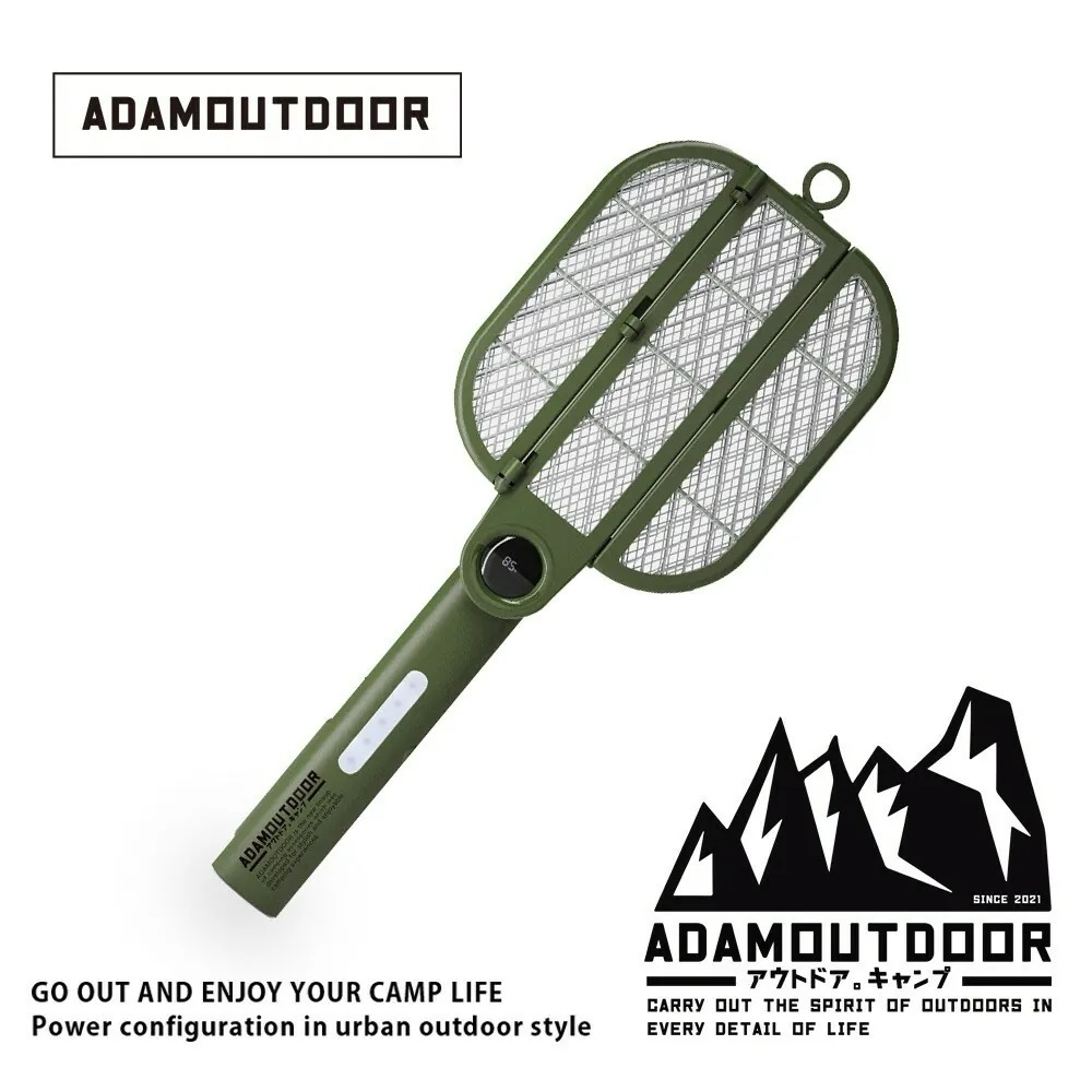 ADAMOUTDOOR 摺疊電蚊拍 二代 電蚊拍 捕蚊拍 捕蚊燈 LED 摺疊 折疊 露營-規格圖6
