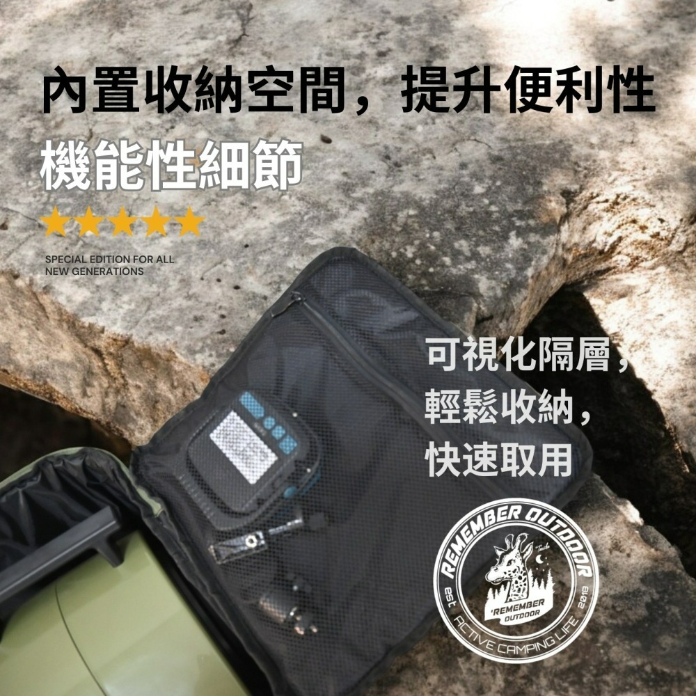 樂活不露 渦輪扇防護包 (加厚版) 二代 防護包 渦輪扇 渦輪扇防護包 收納包 防撞包 露營包-細節圖8