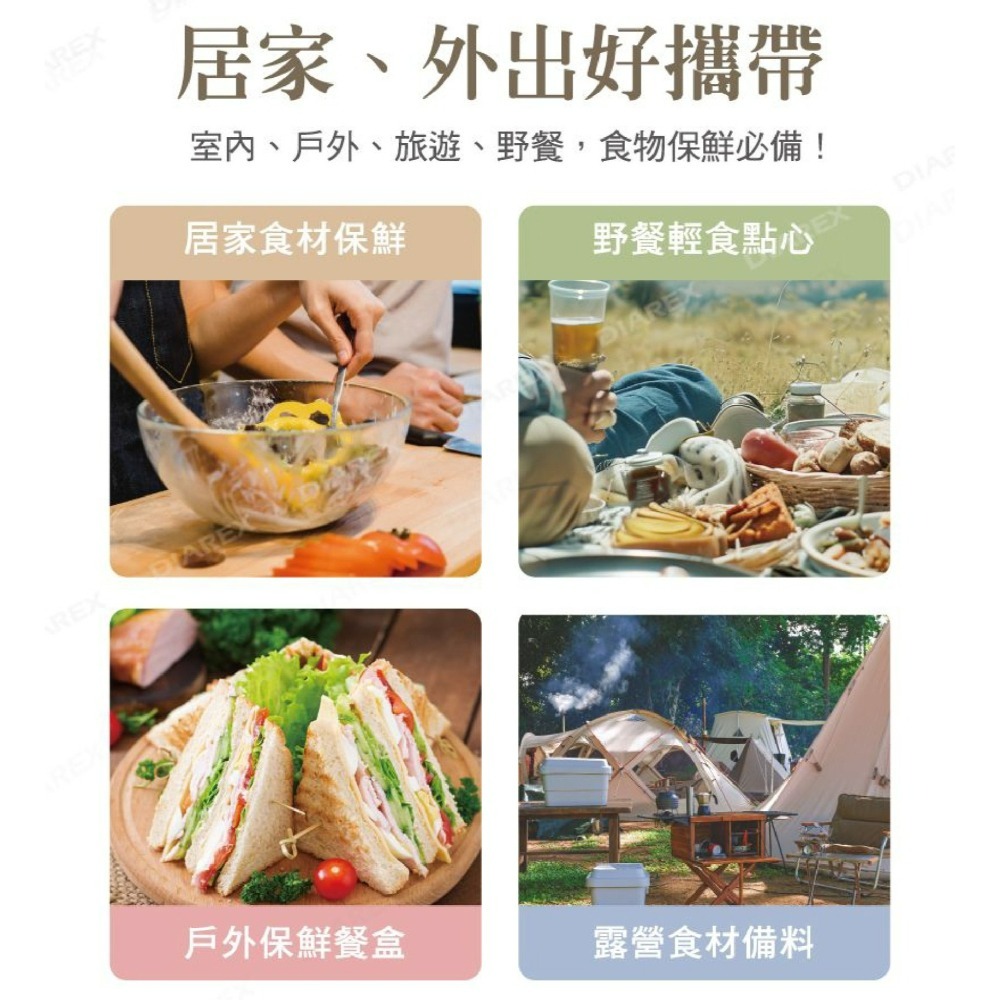 PRO KAMPING 領航家 矽膠摺疊保鮮盒 SGS合格認證 便當盒 微波便當盒 折疊餐盒 保鮮盒-細節圖6