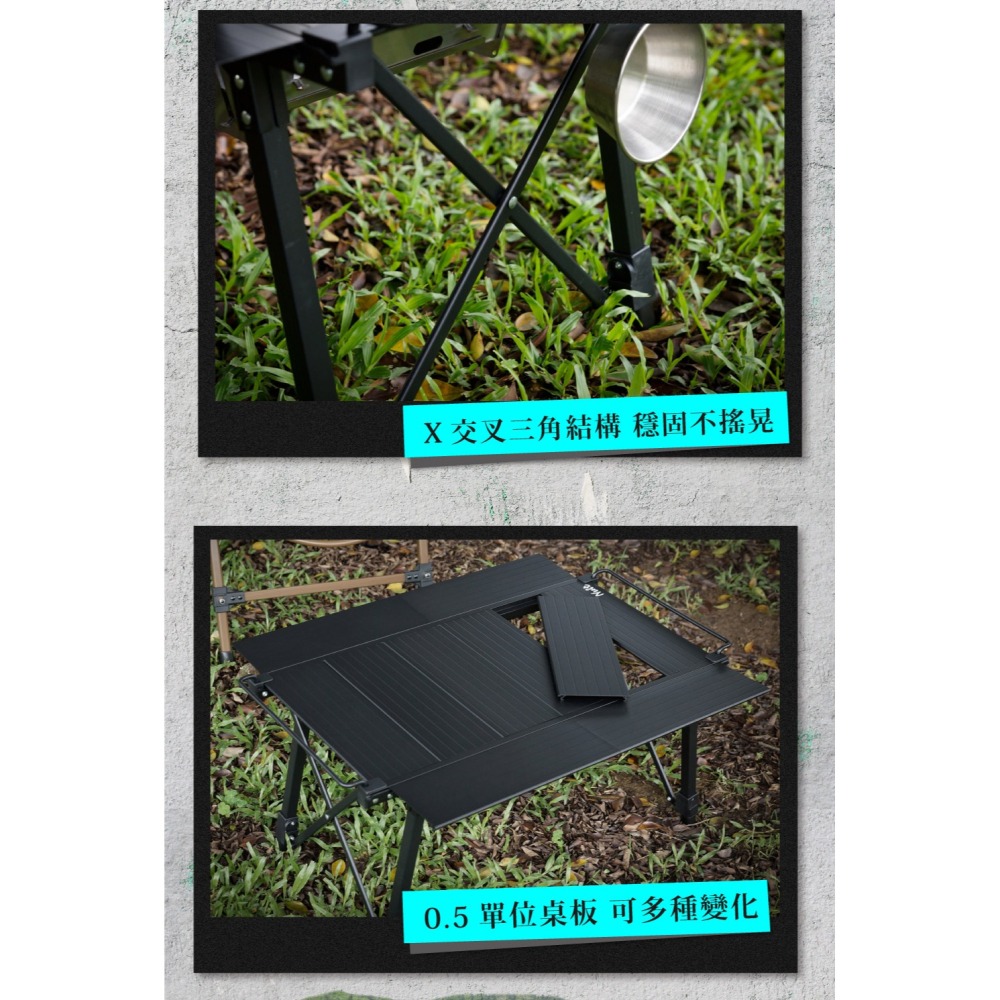努特NUIT 克里斯 鋁合金三單位桌 黑霧IGT露營桌 IGT單元桌 多功能露營桌 折疊桌 鋁合金桌 NTT88-細節圖10