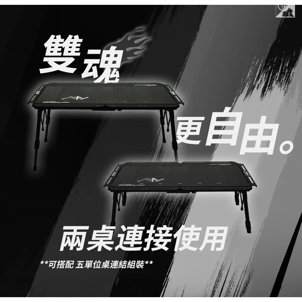 Chill Outdoor × 游牧人聯名 萩游之魂 3.5單位折疊桌 3.5單位 折疊桌 露營桌 IGT桌-細節圖5