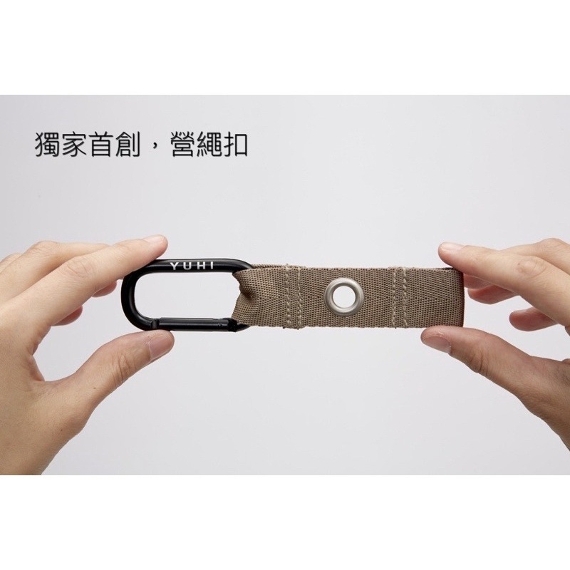 YUHI多功能營繩扣 營繩扣 台灣製造 天幕輔助 露營 燈條輔助 天幕神器 天幕固定 掛燈條-細節圖2