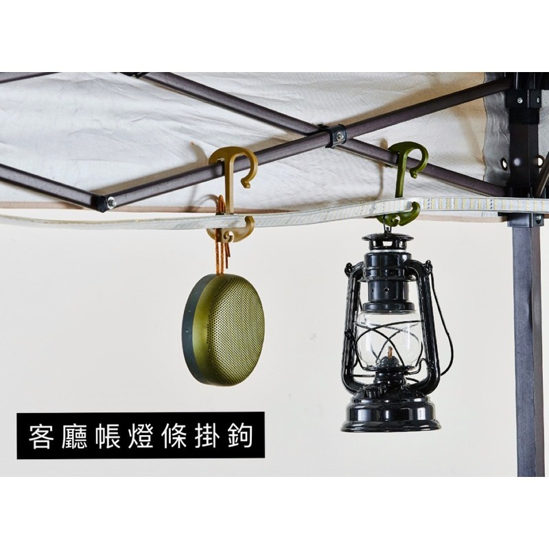 YUHI 船錨型固定掛勾 掛勾 客廳帳燈條掛鉤 客廳帳 掛鉤 燈條掛鉤 營柱掛鉤 豬尾巴 掛鉤 燈條-細節圖2