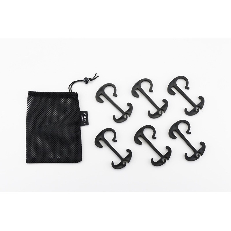 YUHI 船錨型固定掛勾 掛勾 客廳帳燈條掛鉤 客廳帳 掛鉤 燈條掛鉤 營柱掛鉤 豬尾巴 掛鉤 燈條-規格圖6