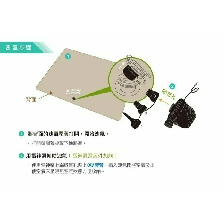 Lumikenkä 露米 露米漫步雲端空氣床 M號 露營充氣床墊 200x150cm-細節圖7