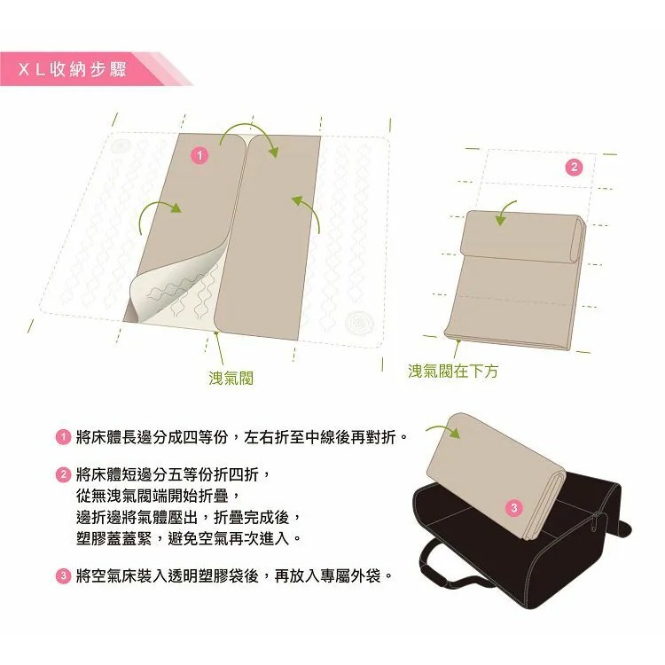 Lumikenkä【露米】露米 床 Q號 (建議使用1.09psi以下背壓打氣機) 200*200cm 床墊 充氣床-細節圖8