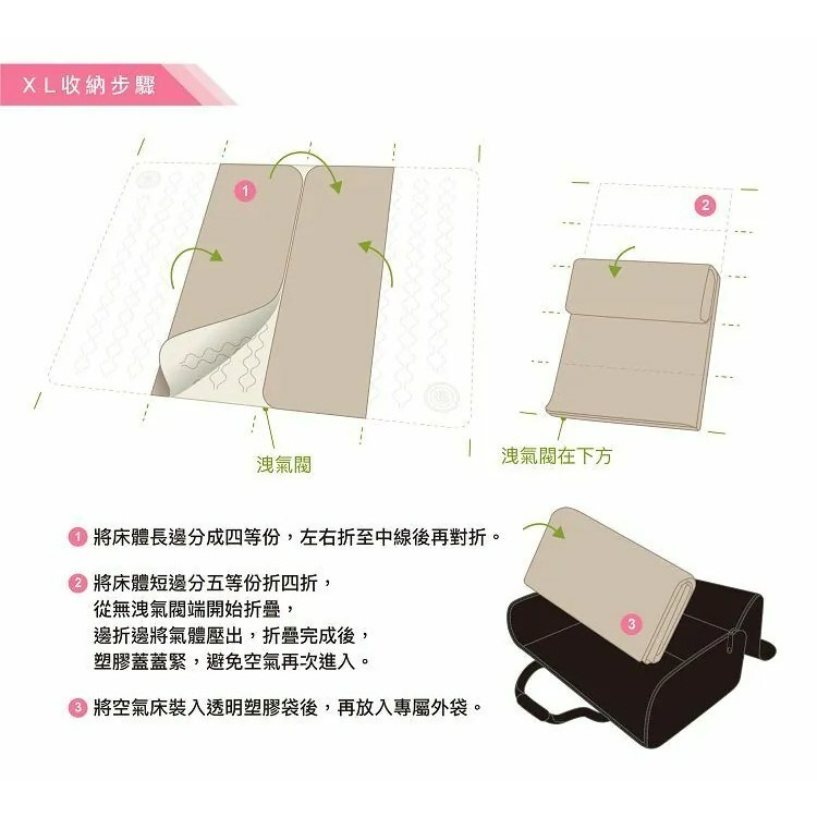 Lumikenkä【露米】露米 床 Q號 (建議使用1.09psi以下背壓打氣機) 200*200cm 床墊 充氣床-細節圖8