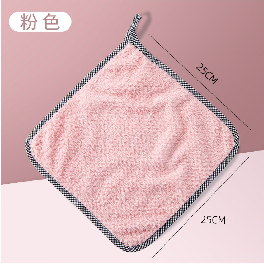 可掛式珊瑚絨抹布 抹布 擦手巾 吸水布 擦手布 廚房用抹布 清潔 珊瑚絨 洗碗布 菜瓜布 去油-規格圖7