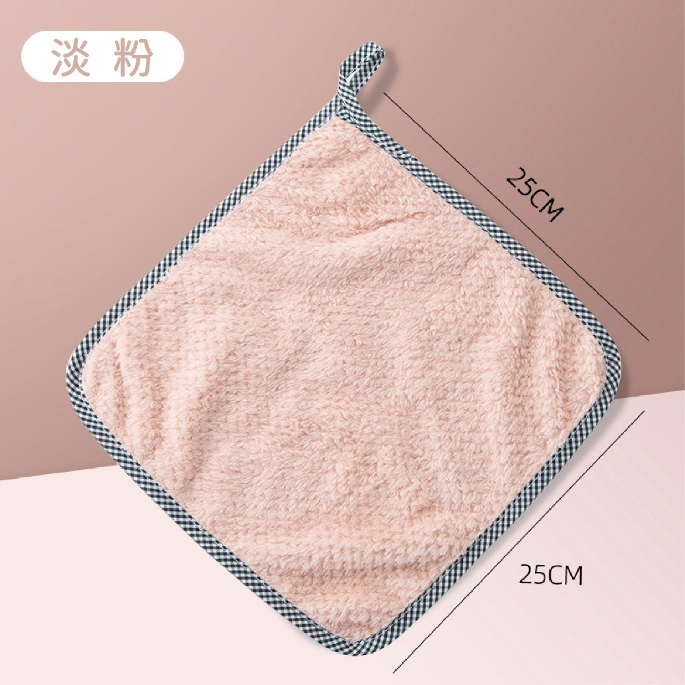 可掛式珊瑚絨抹布 抹布 擦手巾 吸水布 擦手布 廚房用抹布 清潔 珊瑚絨 洗碗布 菜瓜布 去油-規格圖7