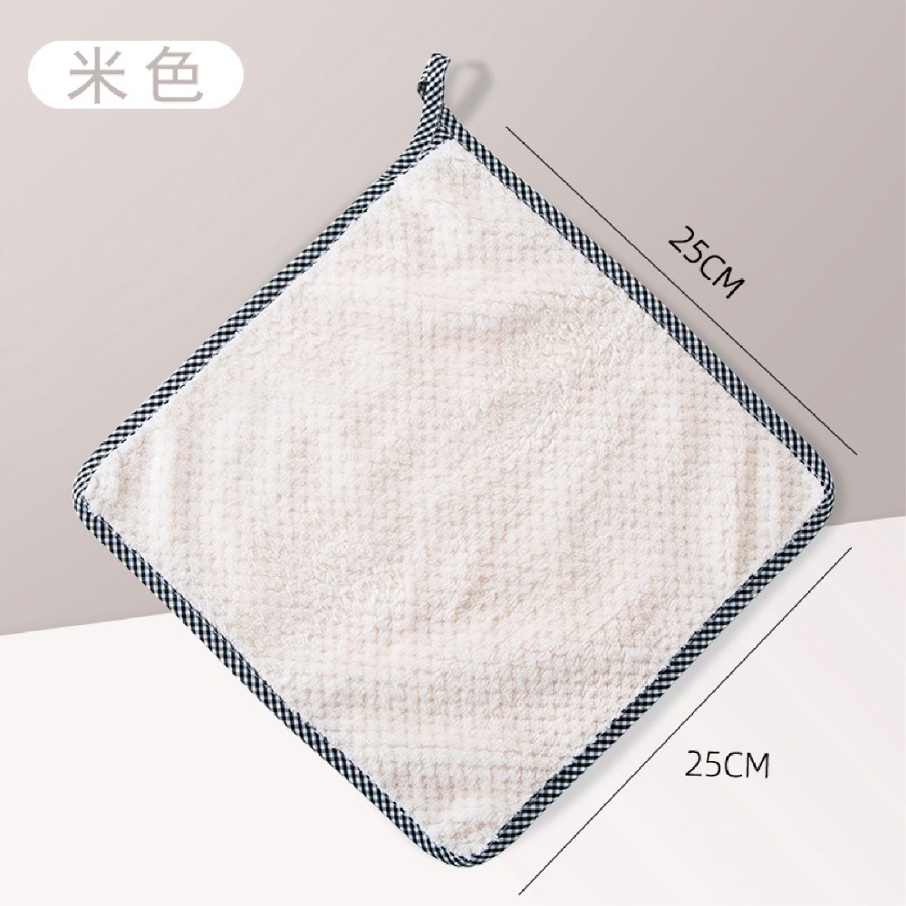可掛式珊瑚絨抹布 抹布 擦手巾 吸水布 擦手布 廚房用抹布 清潔 珊瑚絨 洗碗布 菜瓜布 去油-規格圖7
