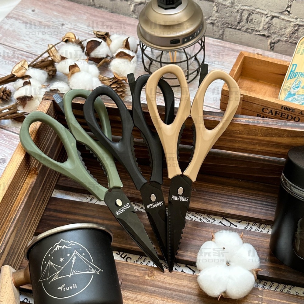 SADOMAIN 仙德曼 多功能鈦廚剪 露營剪刀 萬用剪刀 食物剪 廚房剪刀 剪刀 料理剪刀-細節圖6