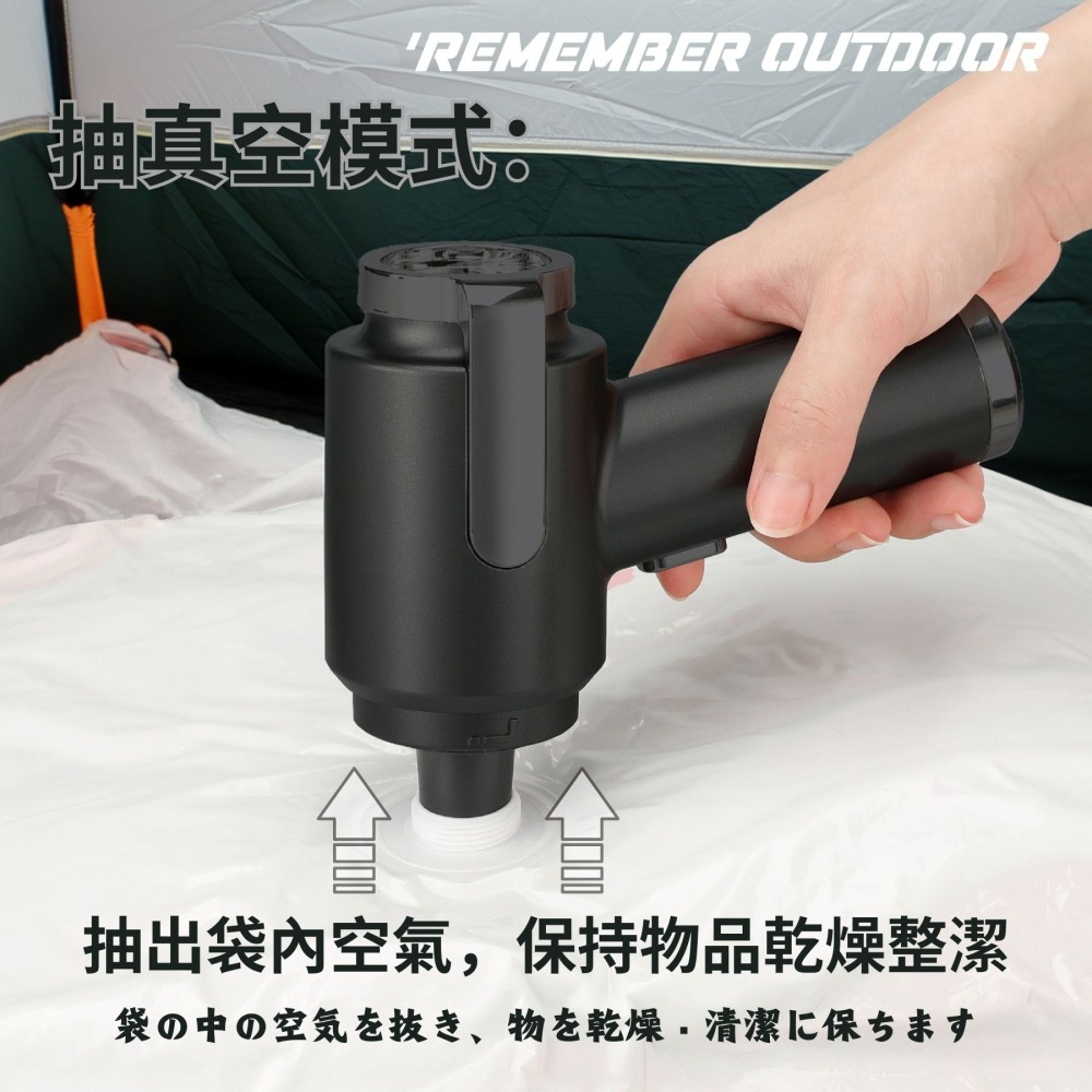Remember Outdoor樂活不露 雷神3in1吸塵器 吸塵器 吸塵  / 吹氣 / 抽真空-細節圖3
