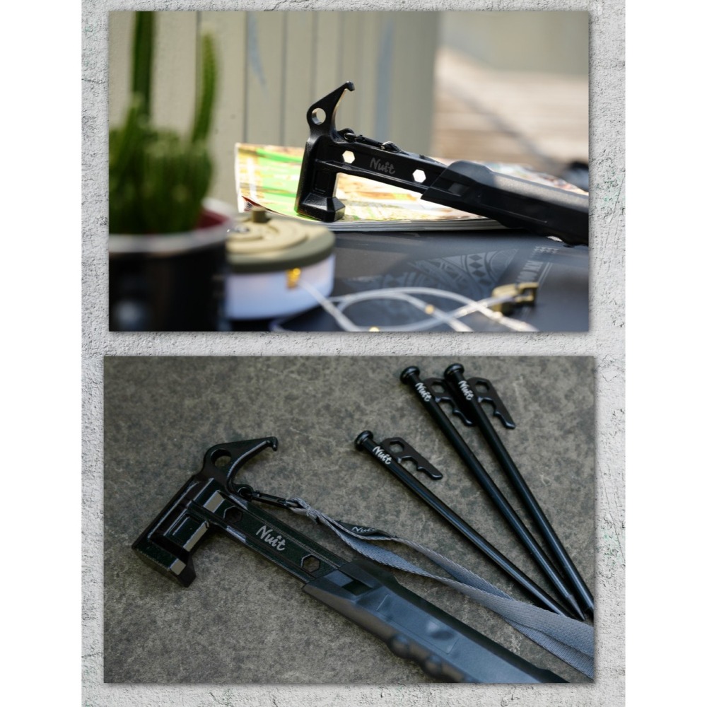 努特NUIT 大力鷹 碳鋼實心營鎚 拔釘器 碳鋼槌 帳篷營槌 帳棚營錘 營鎚 營錘 NTH47-細節圖8