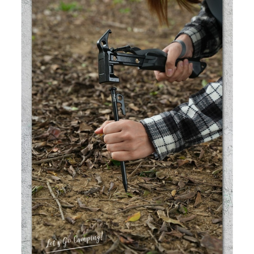 努特NUIT 大力鷹 碳鋼實心營鎚 拔釘器 碳鋼槌 帳篷營槌 帳棚營錘 營鎚 營錘 NTH47-細節圖7