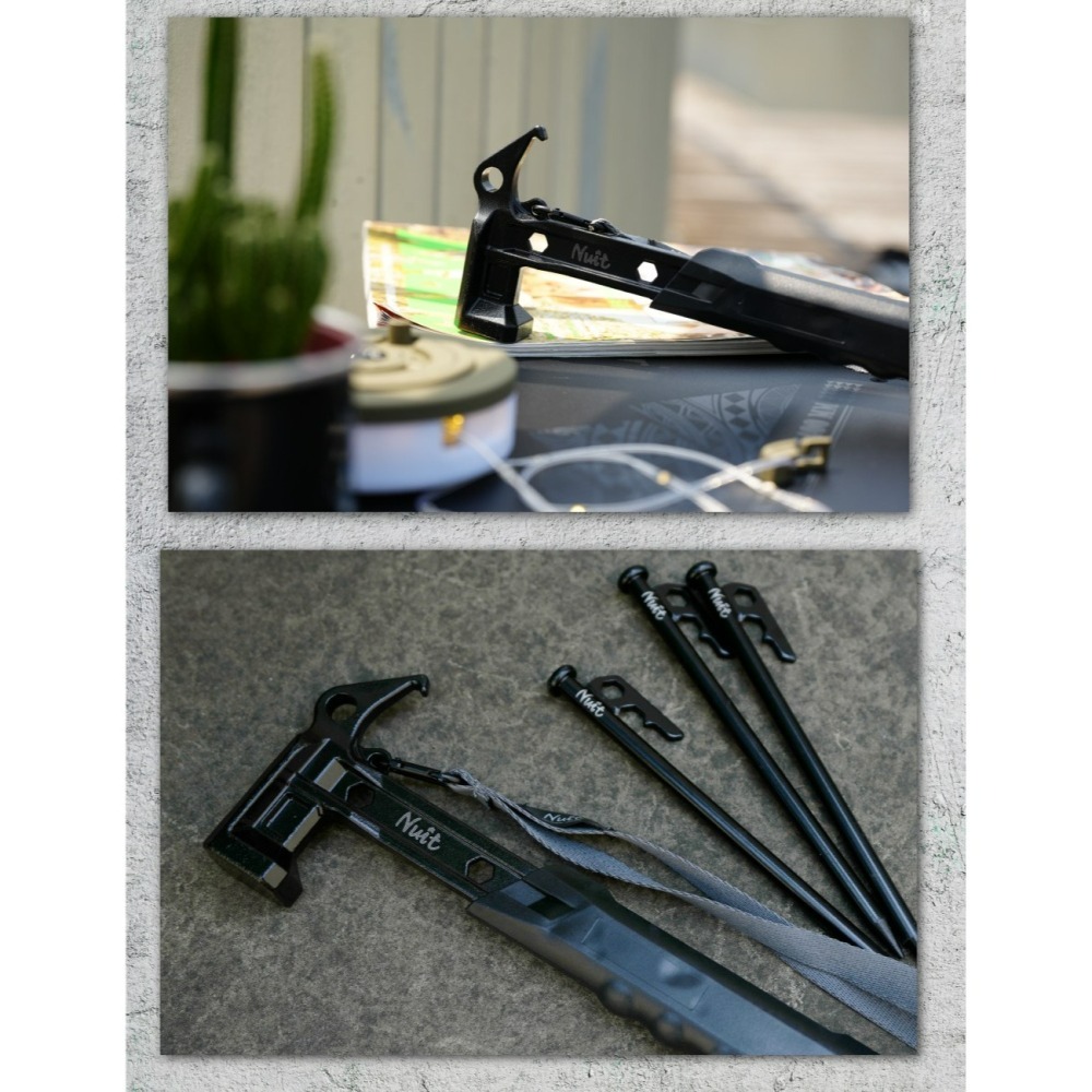 努特NUIT 大力鷹 碳鋼實心營鎚 拔釘器 碳鋼槌 帳篷營槌 帳棚營錘 營鎚 營錘 NTH47-細節圖8