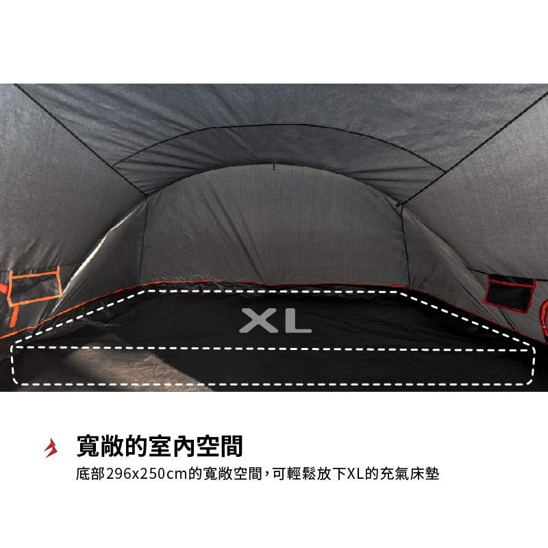 ARES 戰神客廳帳 雙層側掛帳 外掛帳-細節圖8