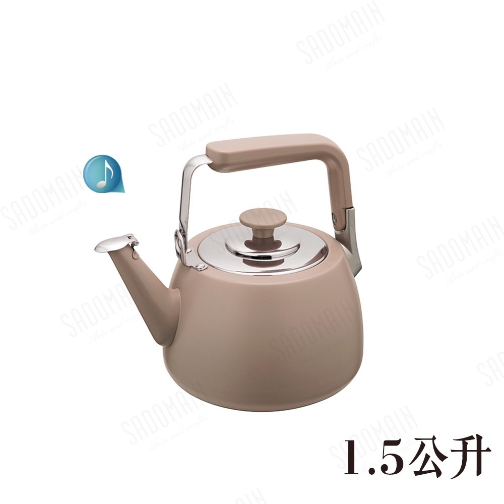 SADOMAIN 仙德曼 不鏽鋼露營風琴壺 1.5L （附收納網袋） 風琴壺 茶壺 露營-規格圖7