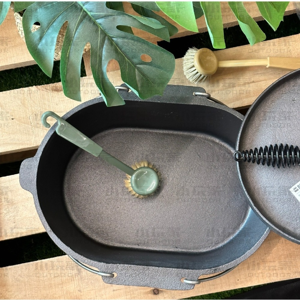 SADOMAIN 仙德曼 平底鍋專用刷 清潔刷 棕刷 不沾鍋刷 平底鍋刷 露營 野營 野炊-細節圖5