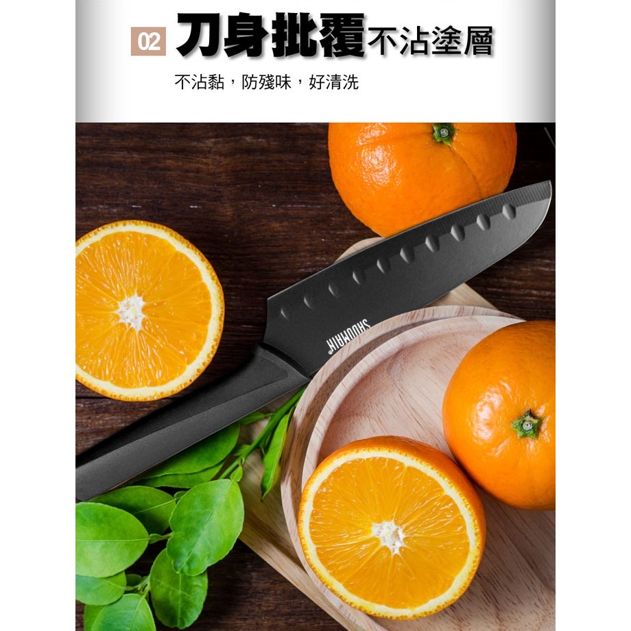 sadoma 仙德曼 炫曜料理刀 29.5cm (附套) 炫曜水果刀23.7cm (附套) 料理刀 菜刀 水果刀 刀-細節圖4
