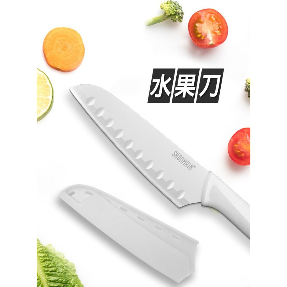 sadoma 仙德曼 炫曜料理刀 29.5cm (附套) 炫曜水果刀23.7cm (附套) 料理刀 菜刀 水果刀 刀-細節圖7