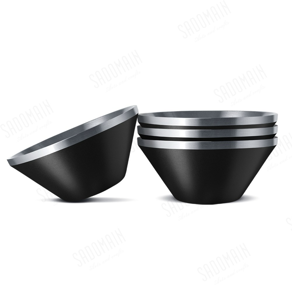 SADOMAIN 仙德曼 雙層304不鏽鋼笠形碗(4入)附網袋 304不鏽鋼-規格圖7