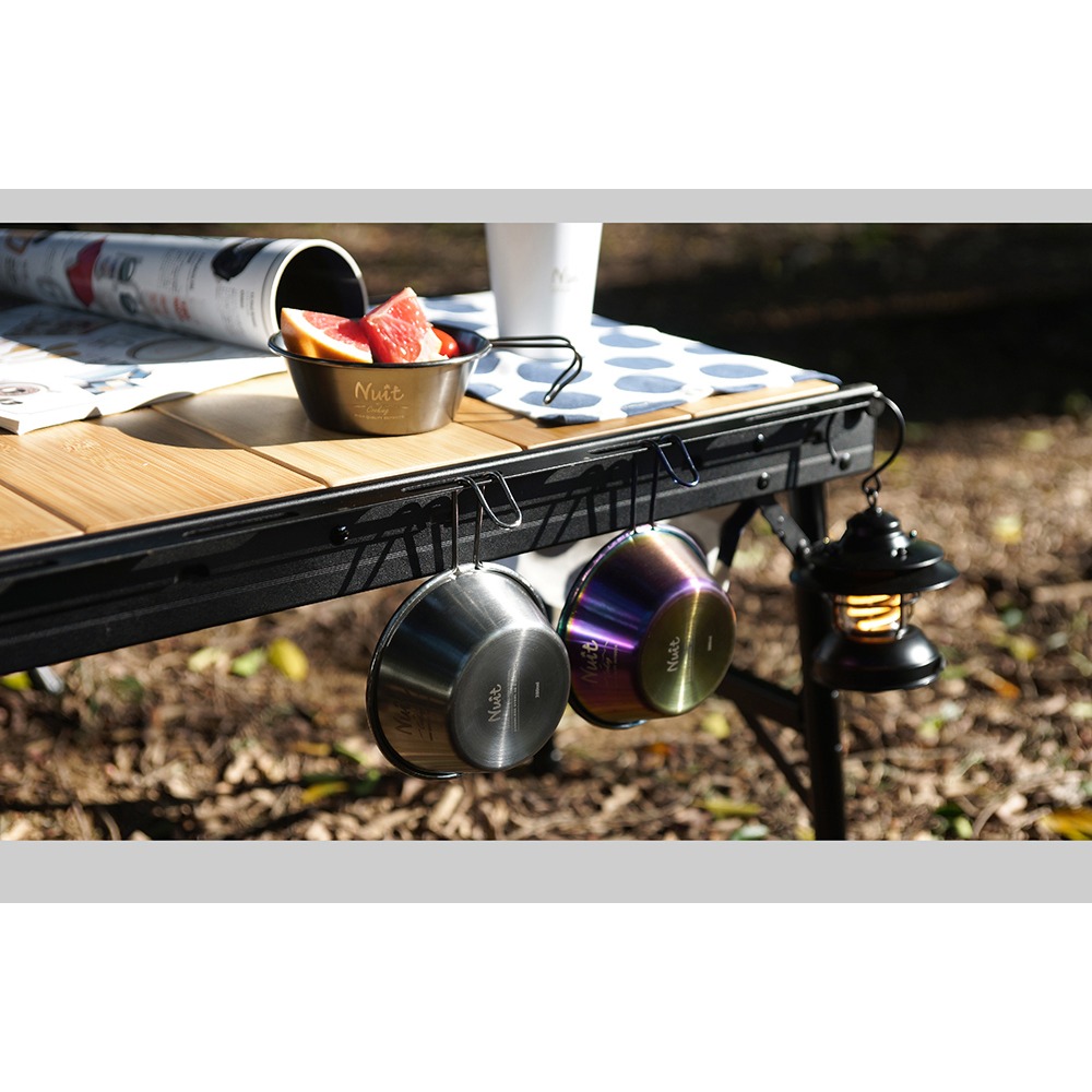 努特NUIT 304不鏽鋼掛耳碗12cm 280ml 提耳碗 雪拉碗 雪拉杯 野餐碗 登山 NTD95-細節圖10