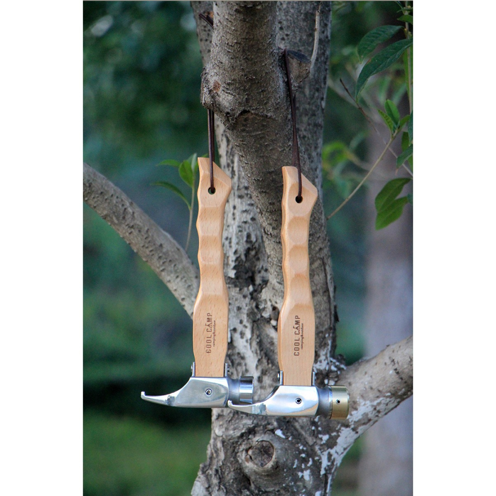 不鏽鋼營槌 櫸木不鏽鋼 拔釘器 鐵鎚 營釘 錘子 營槌 露營 不鏽鋼 露營 野營-細節圖5