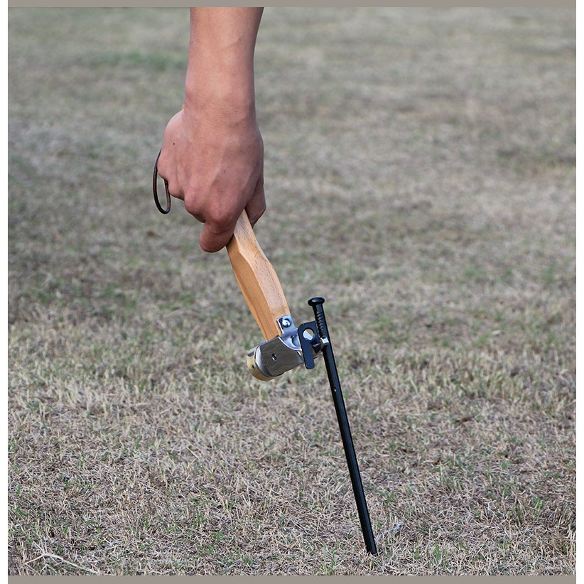 不鏽鋼營槌 櫸木不鏽鋼 拔釘器 鐵鎚 營釘 錘子 營槌 露營 不鏽鋼 露營 野營-細節圖6