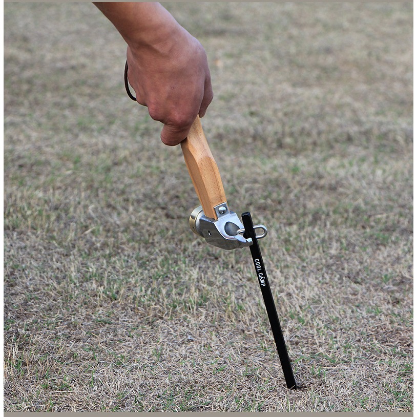 不鏽鋼營槌 櫸木不鏽鋼 拔釘器 鐵鎚 營釘 錘子 營槌 露營 不鏽鋼 露營 野營-細節圖7