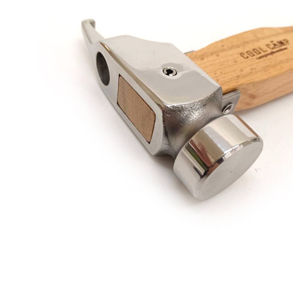 不鏽鋼營槌 櫸木不鏽鋼 拔釘器 鐵鎚 營釘 錘子 營槌 露營 不鏽鋼 露營 野營-細節圖4