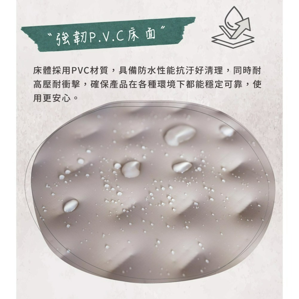 努特NUIT 厚睏眠 拉絲充氣床 XL L K 露營充氣床墊 拉絲充氣床墊 保護墊 露營床 充氣床-細節圖2