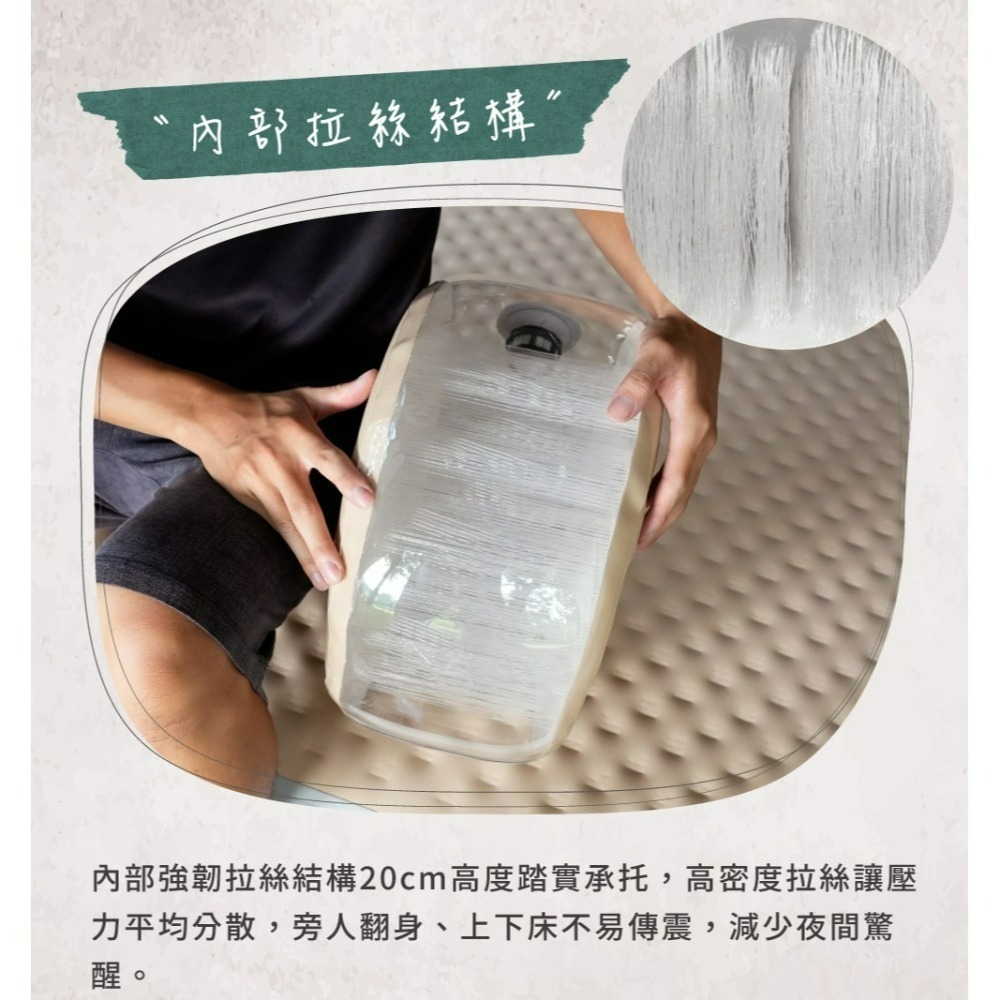 努特NUIT 厚睏眠 拉絲充氣床 XL L K 露營充氣床墊 拉絲充氣床墊 保護墊 露營床 充氣床-細節圖3