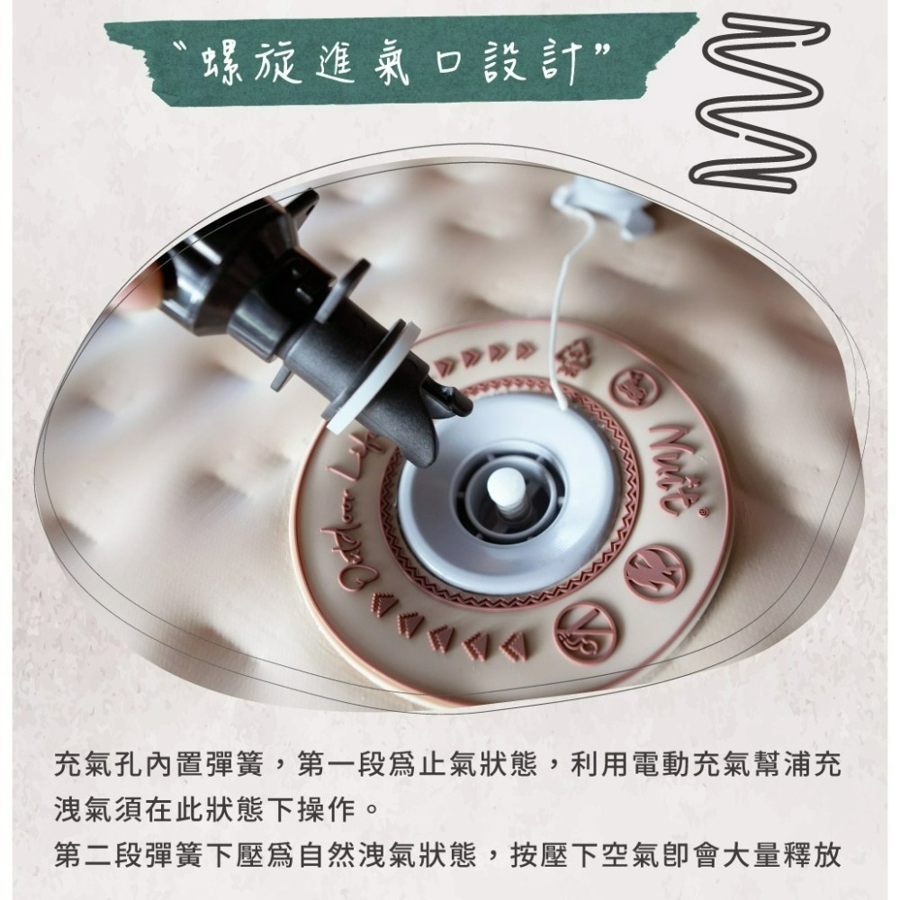 努特NUIT 厚睏眠 拉絲充氣床 XL L K 露營充氣床墊 拉絲充氣床墊 保護墊 露營床 充氣床-細節圖4