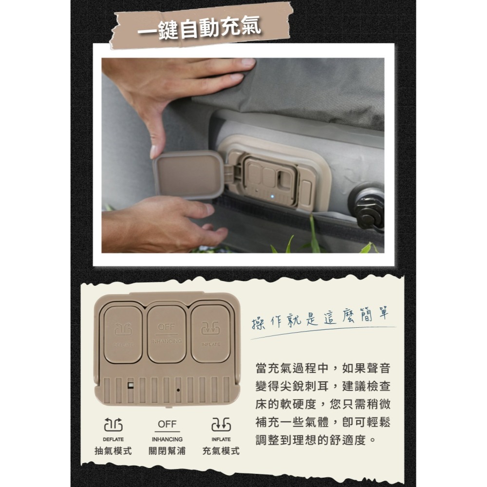 努特NUIT 冒險王 雙人充氣沙發椅 充氣椅 自動充氣沙發 椅 露營沙發 充氣椅 NTC129GY-細節圖7