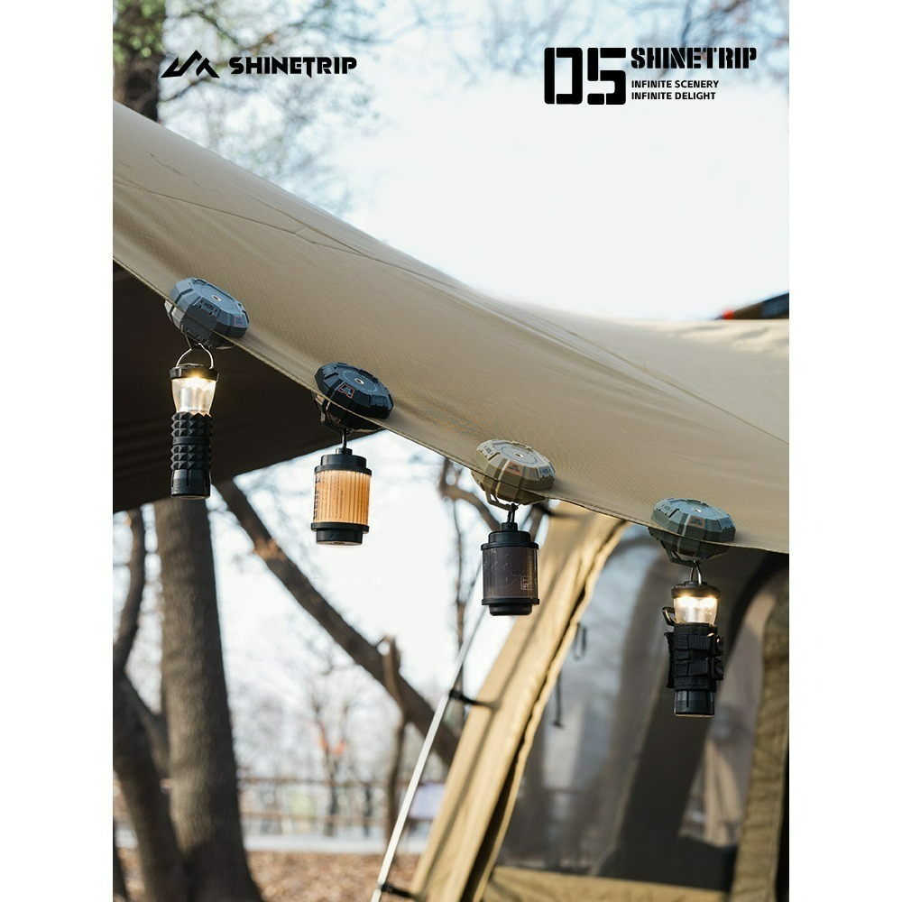 ShineTrip 山趣 戰術磁吸掛勾 掛扣 掛勾 磁吸掛勾 磁吸  露營 4色 小玩家露營用品-細節圖6