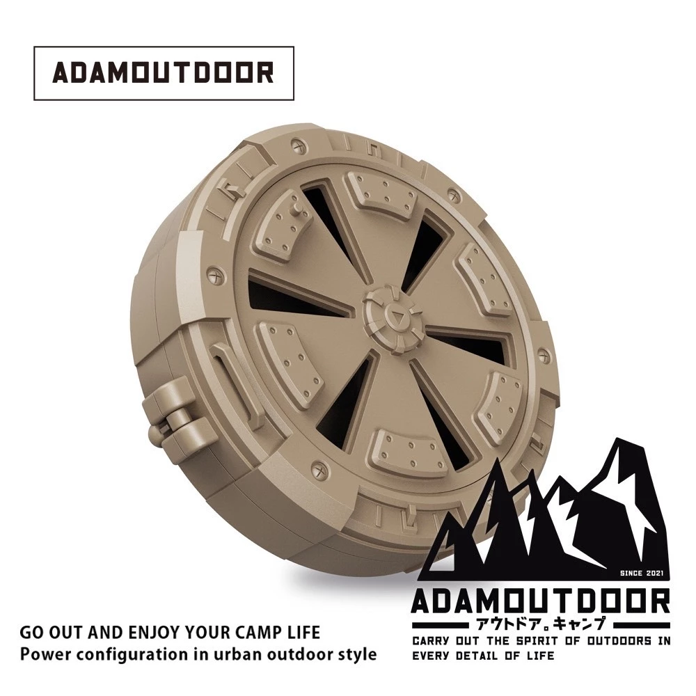 ADAMOUTDOOR 戶外戰術蚊香盒 露營 防蚊 蚊香架 戶外防蚊 蚊香盒 戶外 軍綠 沙色 黑色-規格圖6