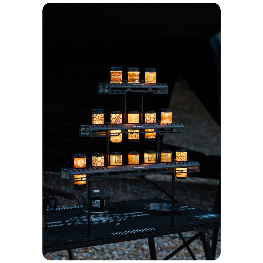 ShineTrip 山趣 05系列 拾光 旋轉19燈 磁吸 露營燈 氛圍燈 照明燈 野營燈 小玩家露營用品-細節圖10