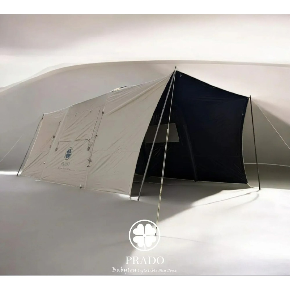PRADO 巴比倫 充氣天幕帳 台灣專利設計 天幕帳 充氣帳 天幕 拓展圍布 圍布 小玩家露營用品-規格圖10