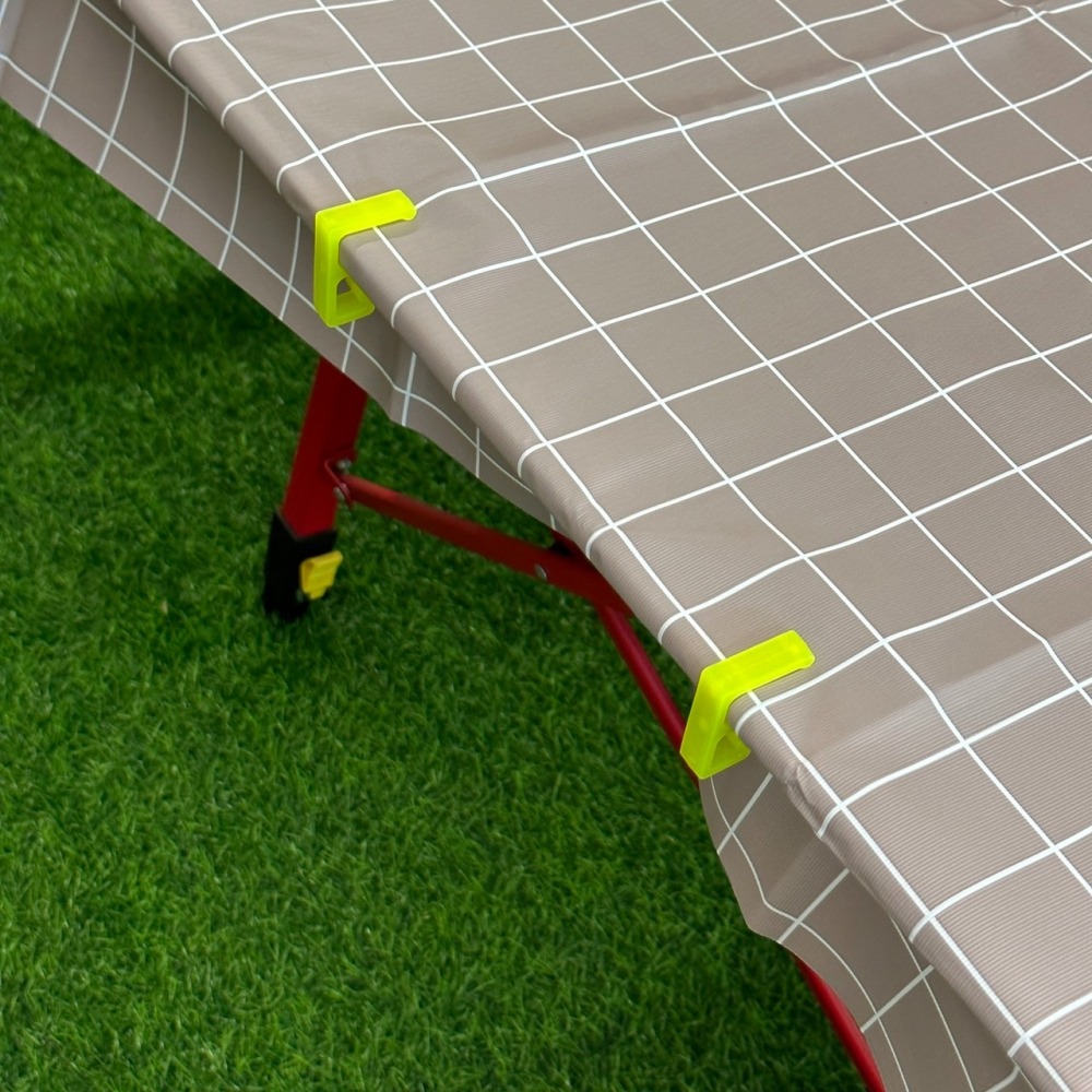 桌巾夾 掛勾設計 桌布夾 適用蛋捲桌 桌巾 小玩家露營用品-細節圖5