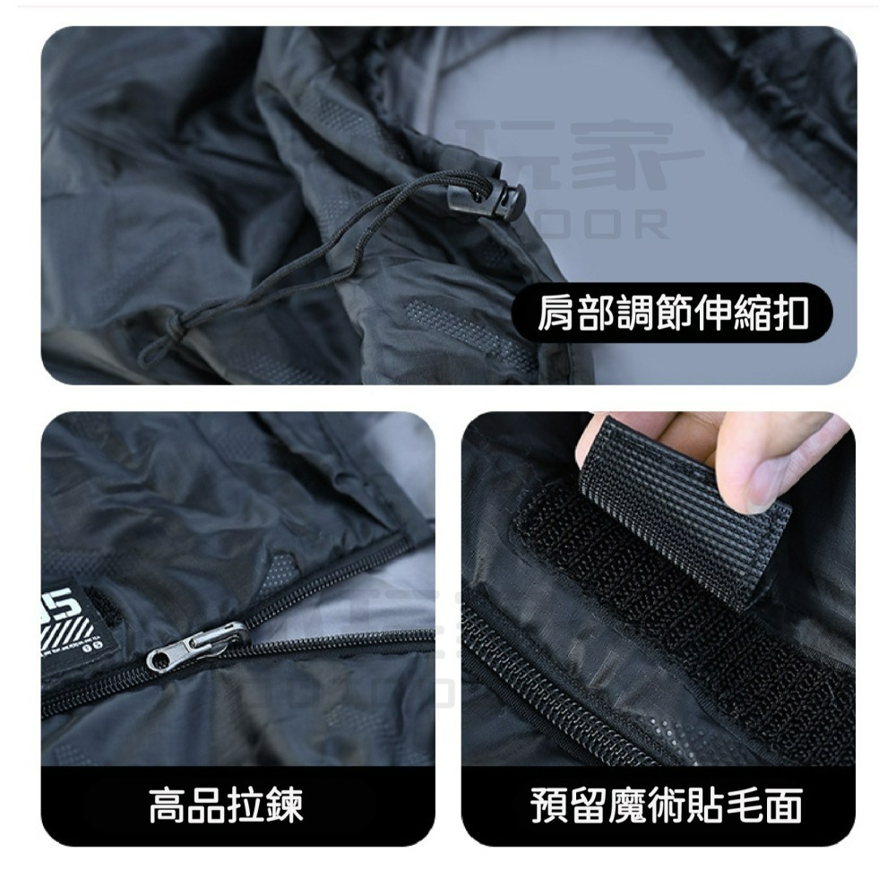 ShineTrip 山趣 05系列 超聲波 信封睡袋 保暖 恆溫 可機洗 可拼接 睡袋 小玩家露營用品-細節圖7