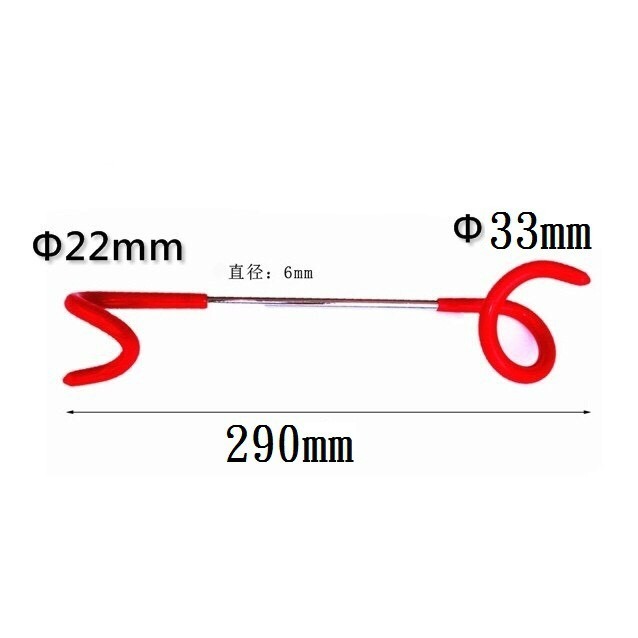 雙頭掛勾 鐵勾 露營用品 吊勾 掛具 萬能勾 雙頭勾 豬尾巴 掛勾 小玩家露營用品-細節圖2