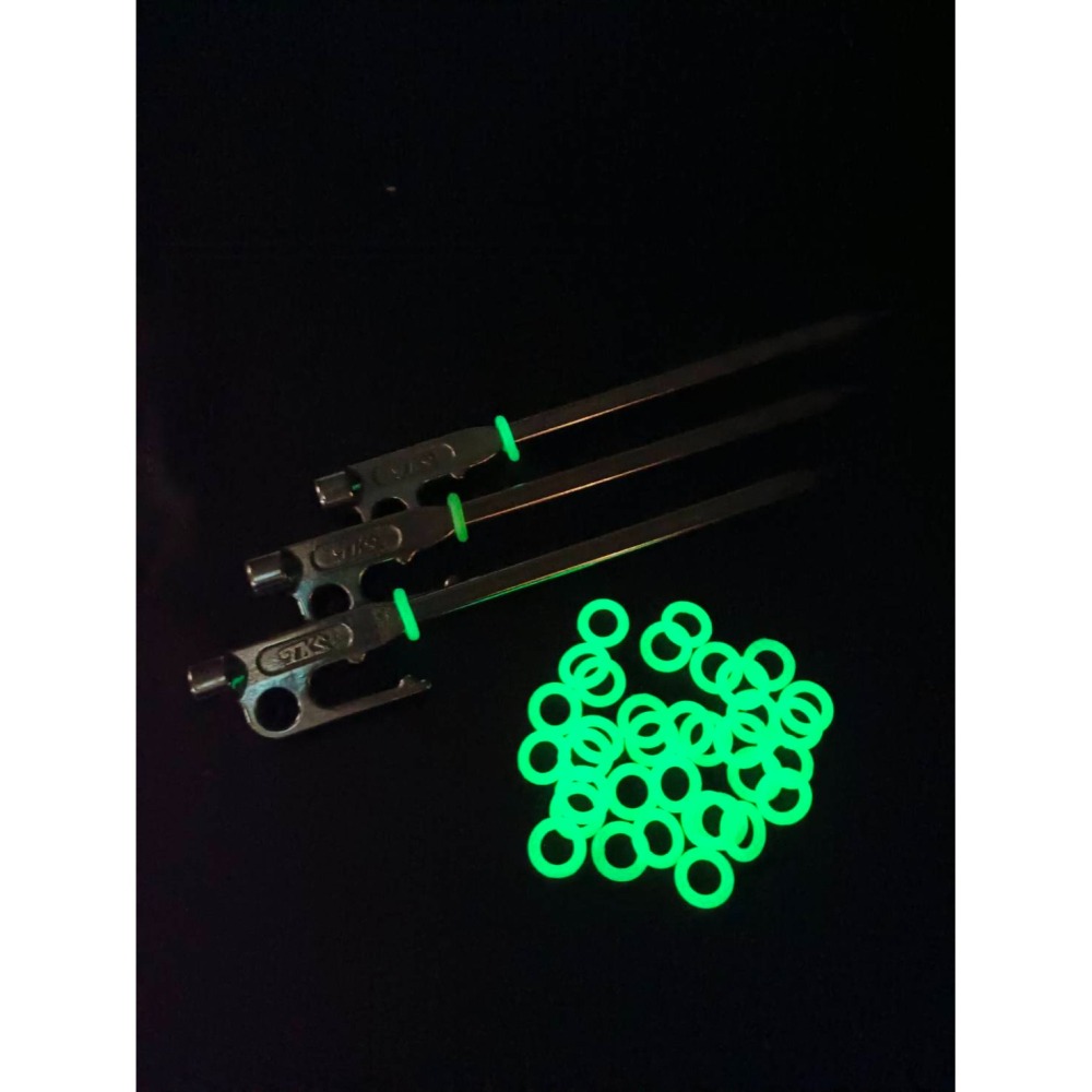 夜光營釘圈(單入) 套在營釘上 夜光 螢光 營釘 小玩家露營用品-細節圖4
