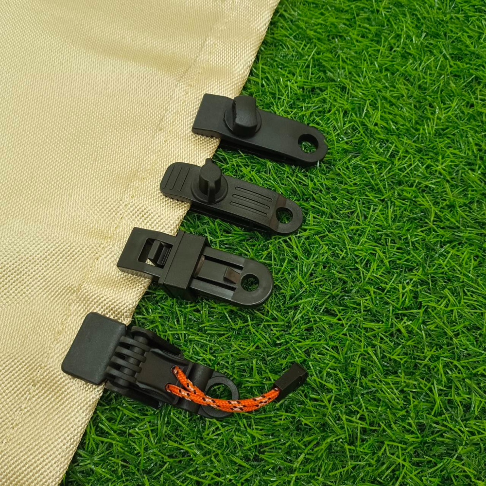 帆布夾 天幕夾 鱷魚夾 鯊魚夾 固定夾 帳棚夾旋 鈕式帆布夾 小玩家露營用品-細節圖5