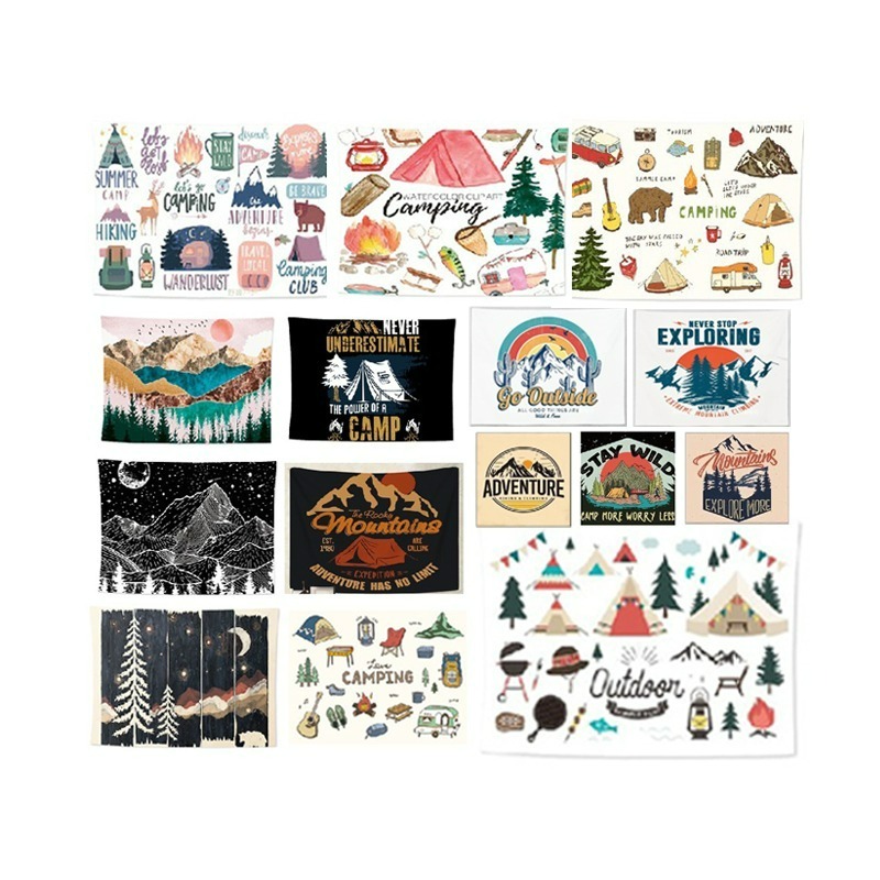 露營美學 風格掛布 大尺寸 200*150cm 儀式感強烈 掛好掛滿 掛布 小玩家露營用品-細節圖4