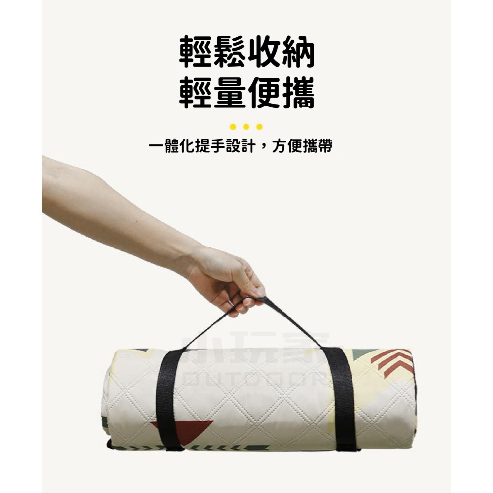 200*200防水地墊 野餐墊 200*200cm 防水野餐墊 露營地墊 防水地墊 防潮墊 小玩家露營用品-細節圖4