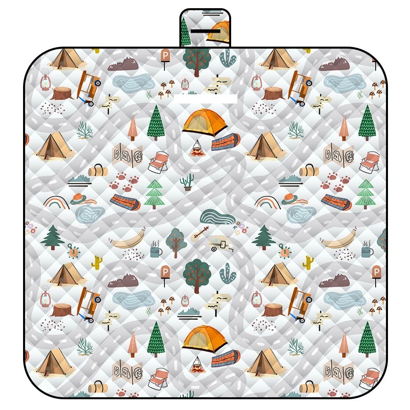 200*200防水地墊 野餐墊 200*200cm 防水野餐墊 露營地墊 防水地墊 防潮墊 小玩家露營用品-規格圖5