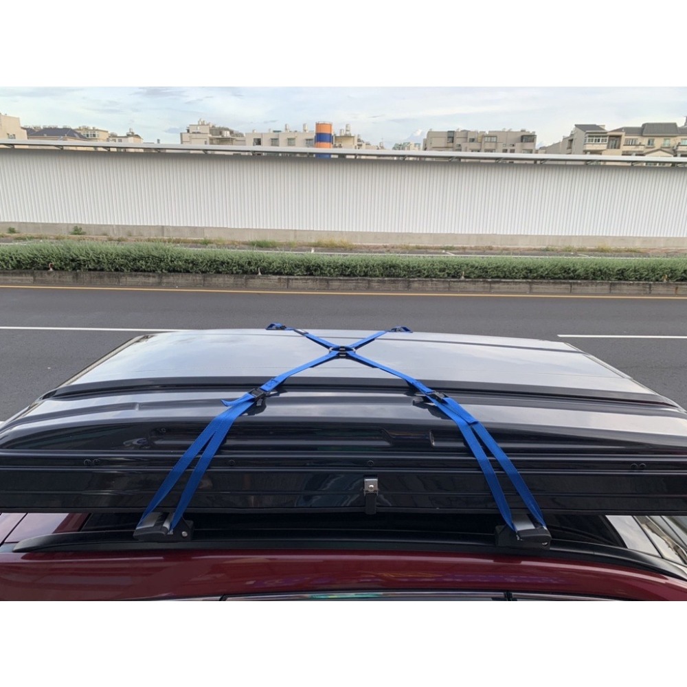 車頂行李箱固定綁帶 車頂行李盤 車頂貨物固定綁帶 LT5134 ＂二代＂ 1＂=2.5cm 寬織帶 小玩家露營用品-細節圖6