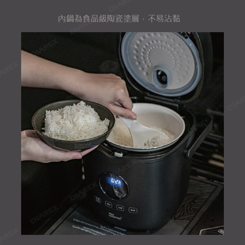 Pro Kamping 領航家 黑釜陶瓷電子鍋 飯鍋 電子鍋 煮飯 露營 電鍋 小玩家露營用品-細節圖4