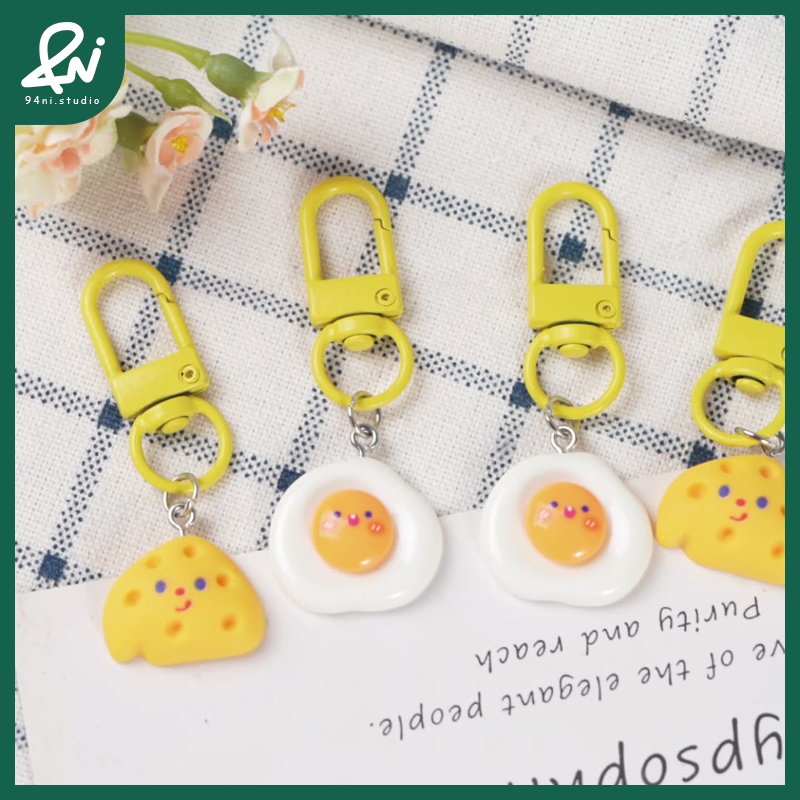 『台灣現貨』趣味食玩 仿真點心鑰匙扣 還原甜點外觀 可愛創意包包掛飾 小禮物造型配件掛件【94ni.studio】-細節圖3